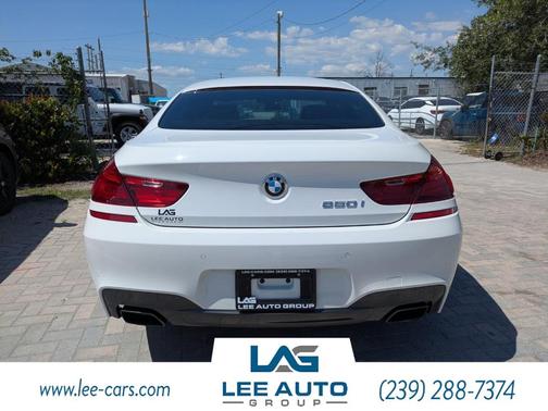 Alpine White 2015 BMW 650 Gran Coupe i