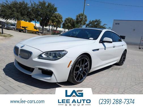 Alpine White 2015 BMW 650 Gran Coupe i