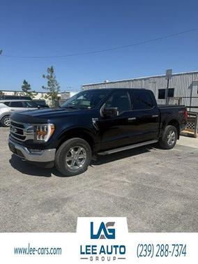 Antimatter Blue Metallic 2021 Ford F-150 XLT