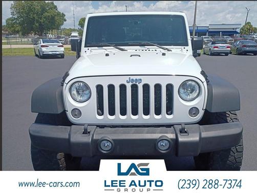 Bright White Clearcoat 2016 Jeep Wrangler Unlimited Sport