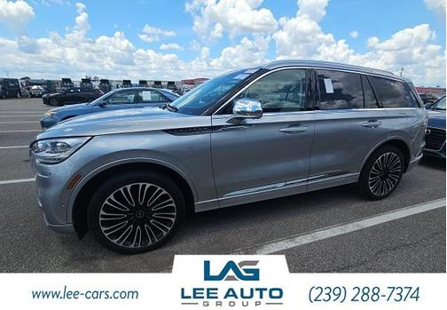 Silver Radiance Metallic 2020 Lincoln Aviator Black Label AWD