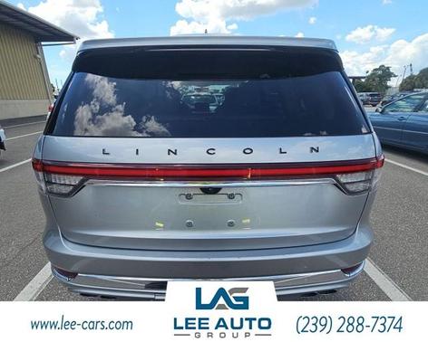 Silver Radiance Metallic 2020 Lincoln Aviator Black Label AWD