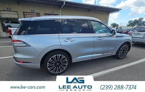 Silver Radiance Metallic 2020 Lincoln Aviator Black Label AWD