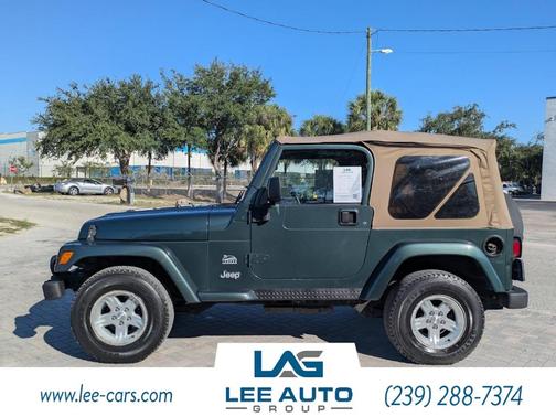 Shale Green Metallic 2004 Jeep Wrangler Sahara