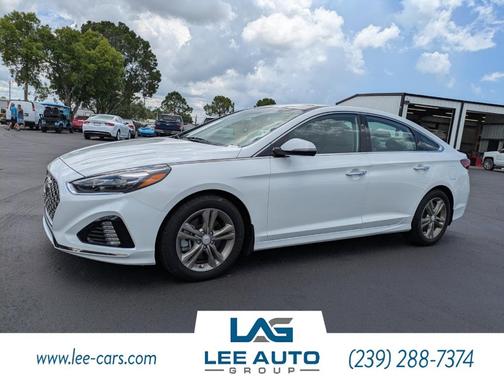 Quartz White Pearl 2018 Hyundai SONATA Limited