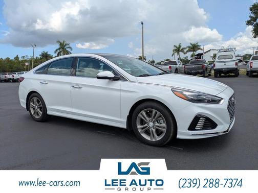Quartz White Pearl 2018 Hyundai SONATA Limited