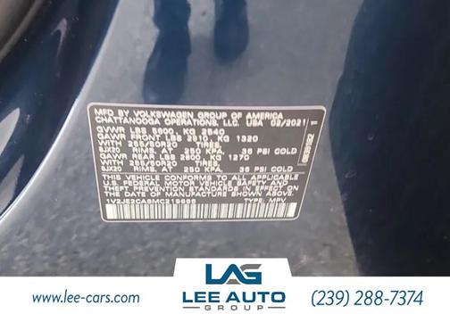 2021 Volkswagen Atlas Cross Sport 3.6L V6 SE w/Technology