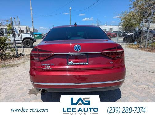 Fortana Red Metallic 2017 Volkswagen Passat 1.8T SEL Premium