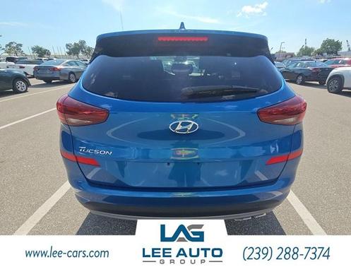 Aqua Blue 2019 Hyundai TUCSON Sport