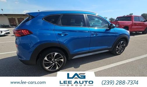 Aqua Blue 2019 Hyundai TUCSON Sport
