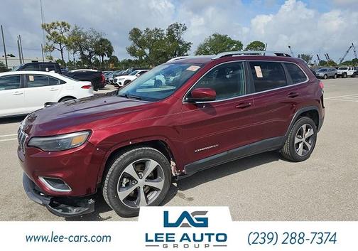Velvet Red Pearlcoat 2019 Jeep Cherokee Limited