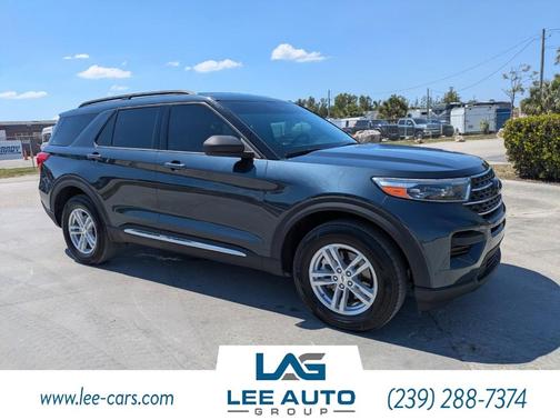 Stone Blue Metallic 2022 Ford Explorer XLT