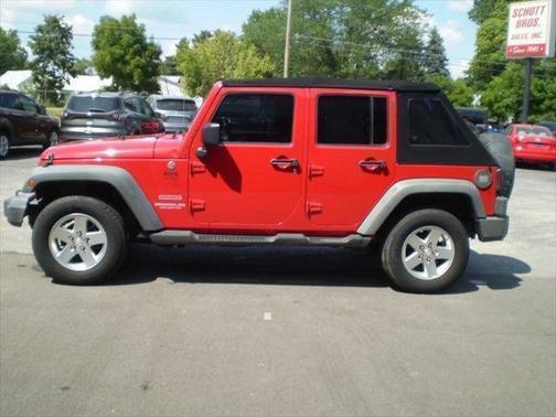 Flame Red 2012 Jeep Wrangler Unlimited 4WD 4dr
