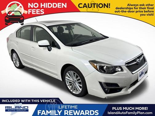 Crystal White Pearl 2015 Subaru Impreza 2.0i Premium