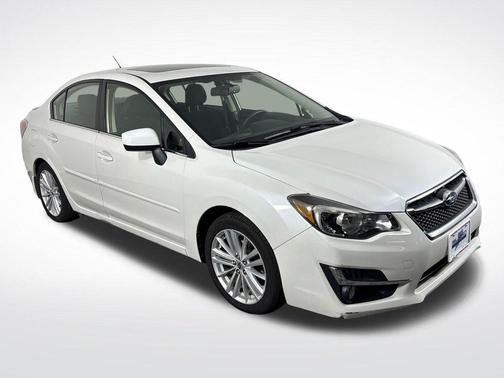 Crystal White Pearl 2015 Subaru Impreza 2.0i Premium