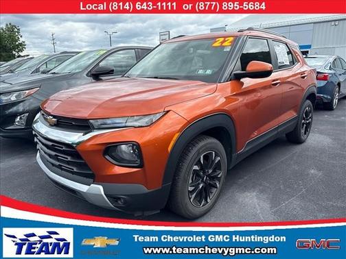 Vivid Orange Metallic 2022 Chevrolet Trailblazer LT