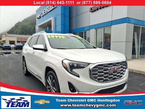 White Frost Tricoat 2020 GMC Terrain Denali