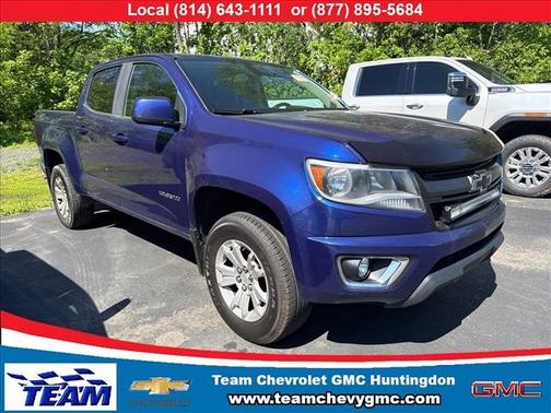 Blue 2017 Chevrolet Colorado LT