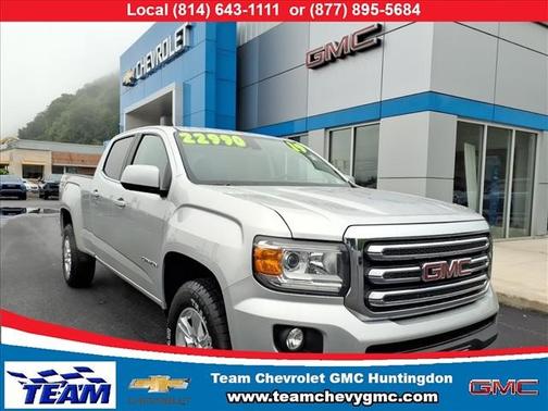 Quicksilver Metallic 2019 GMC Canyon SLE