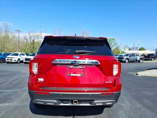 Rapid Red Metallic Tinted Clearcoat 2021 Ford Explorer XLT