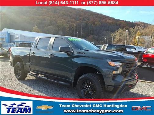 Cypress Gray 2025 Chevrolet Silverado 1500 Custom Trail Boss