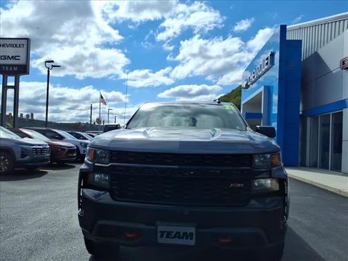 Satin Steel Metallic G9k 2021 Chevrolet Silverado 1500 Custom Trail Boss