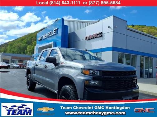 Satin Steel Metallic G9k 2021 Chevrolet Silverado 1500 Custom Trail Boss