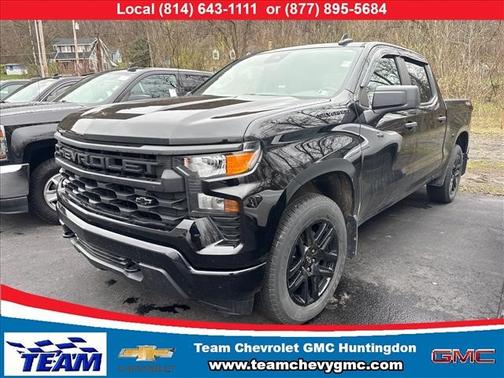 Black 2024 Chevrolet Silverado 1500 Custom