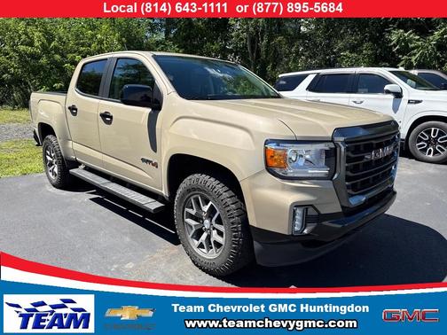 Tan 2021 GMC Canyon AT4