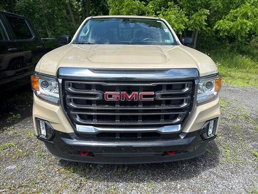 Tan 2021 GMC Canyon AT4