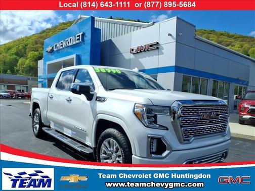 White Frost Tricoat 2019 GMC Sierra 1500 Denali