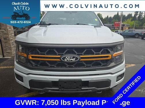 SPACE WHITE METALLIC 2025 Ford F-150 TREMOR