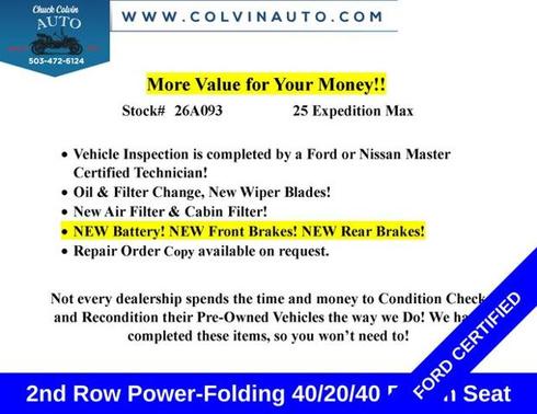 AGATE BLACK METALLIC 2025 Ford Expedition PLATINUM