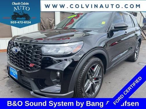AGATE BLACK METALLIC 2025 Ford Explorer ST