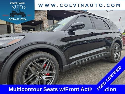 AGATE BLACK METALLIC 2025 Ford Explorer ST