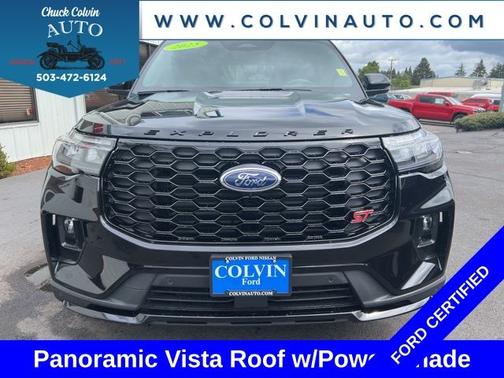 AGATE BLACK METALLIC 2025 Ford Explorer ST