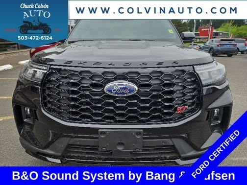 AGATE BLACK METALLIC 2025 Ford Explorer ST