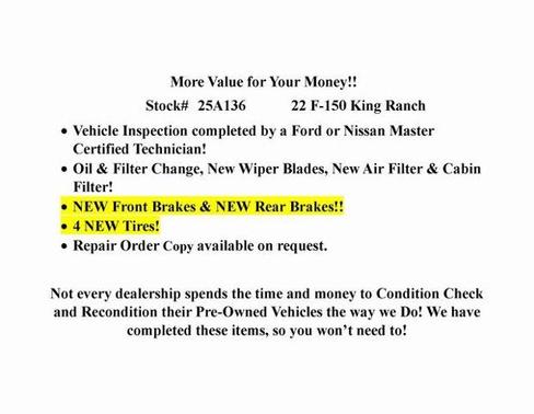 2022 Ford F-150 KING RANCH
