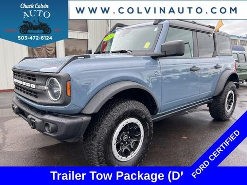 AZURE GREY MET TRI-COAT 2024 Ford Bronco BLACK DIAMOND