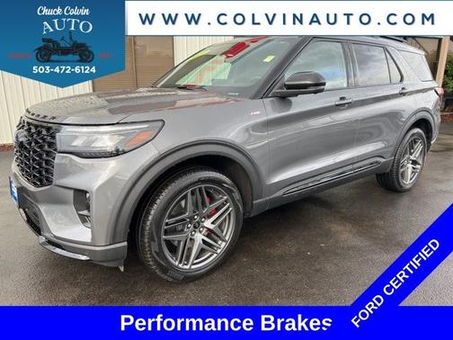 CARBONIZED GRAY METALLIC 2025 Ford Explorer ST-LINE