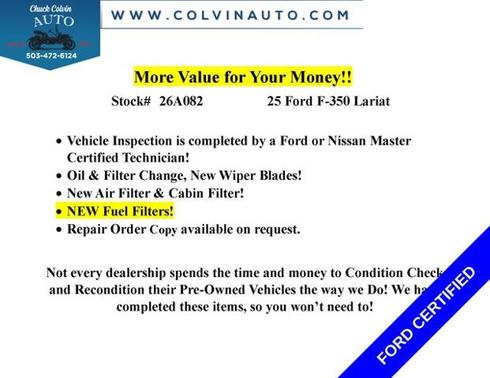 AGATE BLACK 2025 Ford F-350 LARIAT SUPER DUTY