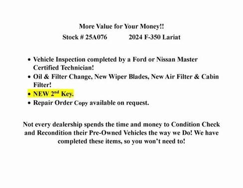 2024 Ford F-350 LARIAT SUPER DUTY