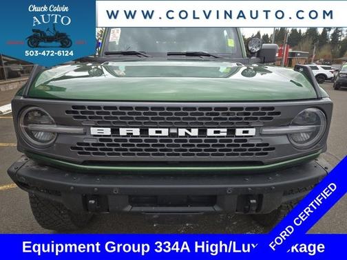 ERUPTION GREEN METALLIC 2024 Ford Bronco BADLANDS