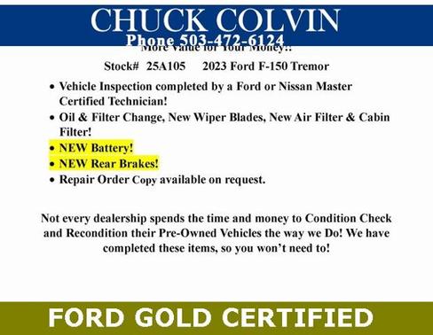 2023 Ford F-150 TREMOR