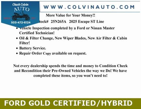 2025 Ford Escape ST-LINE ELITE