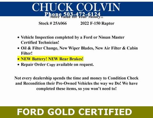 2022 Ford F-150 RAPTOR