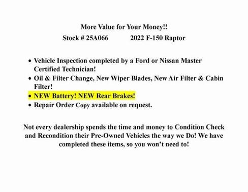 2022 Ford F-150 RAPTOR