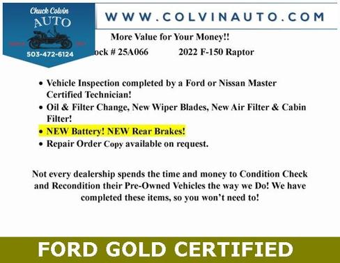 2022 Ford F-150 RAPTOR