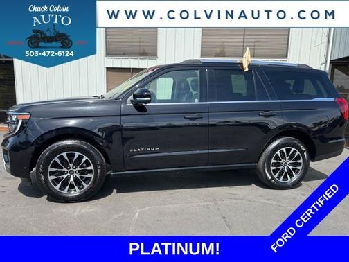 AGATE BLACK METALLIC 2025 Ford Expedition PLATINUM