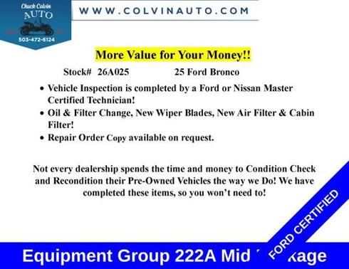 2025 Ford Bronco BIG BEND